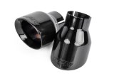 APR Double-Walled 4in Slash-Cut Tips - Polished Diamond Black - Set of 2 thumbnail 1