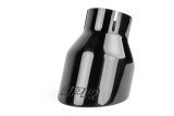 APR Double-Walled 4in Slash-Cut Tips - Polished Diamond Black - Set of 2 thumbnail 3