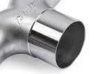 APR Cast T304 Stainless Steel T-Splitter - 76mm to Dual 63.5mm (3in to Dual 2.5in) thumbnail 3