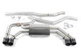 Dinan 18-25 BMW X3 M40i/X4 M40i (G01/G02) Valved Catback Exhaust System - Black Tips thumbnail 1