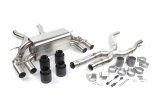 Dinan 19-21 BMW M2 Competition (F87) Free Flow Axleback Exhaust System w/X-Pipe - Black Tips thumbnail 1
