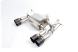 Dinan 15-20 BMW M3/M4 (F80/F82/F83) Free Flow Axleback Exhaust System - Black Tips thumbnail 4