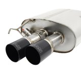 Dinan 11-16 BMW 550i (F10) Free Flow Axleback Exhaust System - Black Tips thumbnail 5