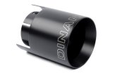 Dinan Double-Walled 4.5in Clamp-On Exhaust Tip - Black - 4.5in Outlet / 3.25in Inlet thumbnail 2