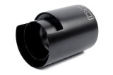 Dinan Double-Walled 4.5in Clamp-On Exhaust Tip - Black - 4.5in Outlet / 3.25in Inlet thumbnail 4