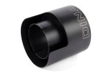 Dinan Double-Walled 4.5in Clamp-On Exhaust Tip - Black - 4.5in Outlet / 3in Inlet thumbnail 3