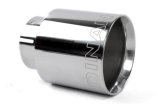 Dinan Double-Walled 4in Clamp-On Exhaust Tip - Polished - 4in Outlet / 2.75in Inlet thumbnail 1