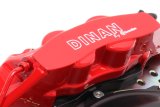 Dinan 06-13 BMW 3-Series (E90/E92/E93) Red Caliper/Slotted Brake Set - Rear thumbnail 2