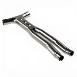 Kooks 15-26 Ford Mustang 5.0L V8 3in. SS Catted Ultra X-Pipe - OEM Connection thumbnail 2