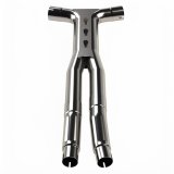 Kooks 15-26 Ford Mustang 5.0L V8 3in. SS Catted Ultra X-Pipe - OEM Connection thumbnail 4