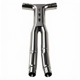 Kooks 15-26 Ford Mustang 5.0L V8 3in. SS Catted Ultra X-Pipe - OEM Connection thumbnail 5