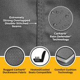 Covercraft 25-26 Toyota 4Runner Carhartt PrecisionFit Custom 1st Row Seat Covers - Gravel thumbnail 3