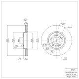 DFC 13-22 Honda Accord Front Rotors (2x dfc600-59039) thumbnail 5