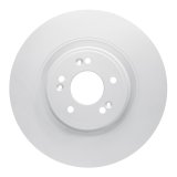 R1 18-20 Genesis G80 Front Carbon Coated Brake Rotor Set w/Ceramic Pads and Hardware (2x dfc604-03058, 1x rnc2310-2101-01) thumbnail 1