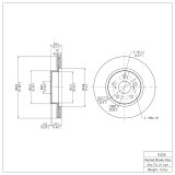 R1 86-92 Toyota Supra Front & Rear Brake Rotor Set w/Optimum OE Pads and Hardware (Bundled Kit) thumbnail 3