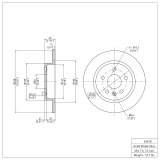 DFC 13-17 Buick Encore Front & Rear Geospec Rotors with 5000 Advanced Brake Pads w/Hardware (Bundled Kit) thumbnail 8