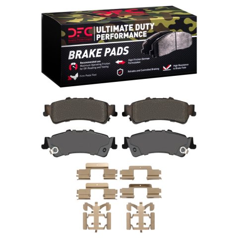 DFC 03-07 Chevrolet Silverado 1500 Front & Rear Geospec Rotors Ultimate Duty Perf Pads w/Hardware (Bundled Kit)