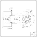DFC 10-25 Audi A3 Quattro Front & Rear Rotors (2x dfc600-74031, 2x dfc600-74053) thumbnail 2