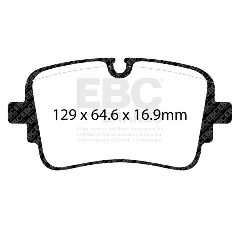 EBC S13 Brake Pad and Rotor Kit (1x ebcRK1846, 1x ebcDP42456R) thumbnail 7