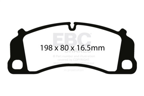 EBC Racing 12-16 Porsche 911 Turbo SG Floating Rotor Set w/ Redstuff Pads - Front and Rear (Bundled Kit)
