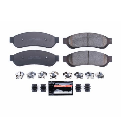 Power Stop 05-10 Ford F-350 Super Duty Rear Z23 Coated Kit w/Calipers (1x psbZ23-1067, 1x psbS5028, 2x psbAR85118EVC) thumbnail 2