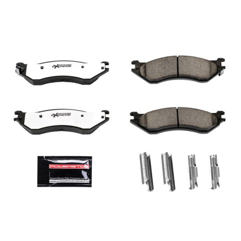 Power Stop 00-01 Dodge Ram 1500 Front Z36 Coated Kit w/Calipers (1x psbZ36-702, 1x psbS4762A, 2x psbAR8747EVC) thumbnail 2