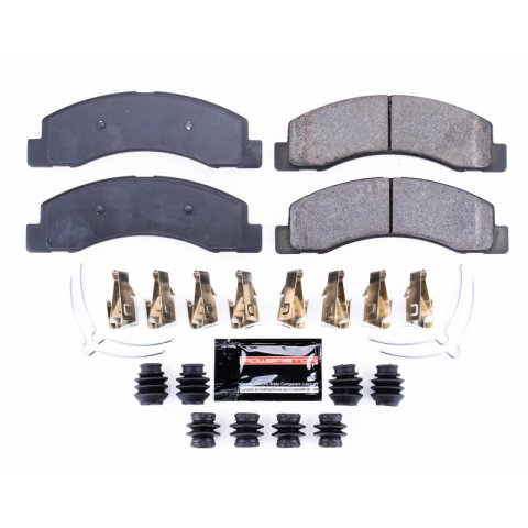 Power Stop 1999 Ford F-350 Super Duty Front Z23 Coated Kit w/Calipers (1x psbZ23-756, 2x psbAR8567EVC, 2x psbL4791) thumbnail 2
