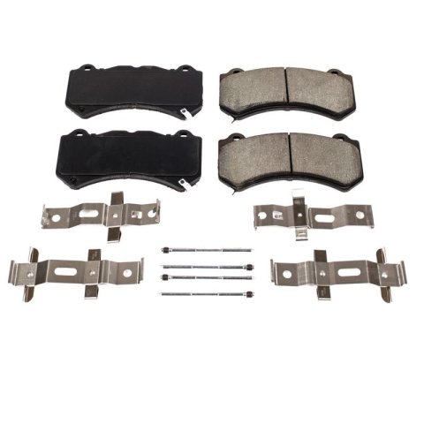 Power Stop 15-19 Chevrolet Corvette Front and Rear Z17 Coated Brake Kit (2x psbAR82173EVC, 2x psbAR82174EVC, 1x psb17-1405, 1x psb17-1718)