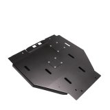 Cali Raised 2024+ Toyota Tacoma Transmission Skid Plate - Hybrid / Steel / Powder Coat thumbnail 1