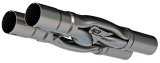Borla SwitchFire X-pipe 2.5I.D. INLETS 2.5in. O.D. OUTLETS Notched thumbnail 1