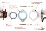 GrimmSpeed Subaru Downpipe to 3in Catback Adapter thumbnail 2
