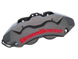 GrimmSpeed 02-21 Subaru WRX/STI 4-Piston Brake Caliper Kit - Gray (For 340mm Rotor) thumbnail 1