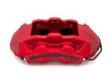 GrimmSpeed 02-21 Subaru WRX/STI 4-Piston Brake Caliper Kit - Red (For 340mm Rotor) thumbnail 5