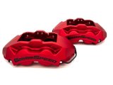 GrimmSpeed 02-21 Subaru WRX/STI 4-Piston Brake Caliper Kit - Red (For 340mm Rotor) thumbnail 7