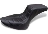 Mustang 84-99 Harley Softail Models Highback Blk w/ Blk Thread thumbnail 1