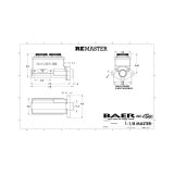 Baer Brakes GM/Ford 1-1/8in Bore Remaster 2-Bolt Master Cylinder Kit - Black thumbnail 2