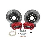 Baer Brakes 15-23 Ford Mustang Excl. GT350 11.625in SS4+ Deep Stage Front SDZ Brake Kit - Fire Red thumbnail 1