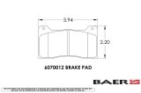 Baer Brakes 15-23 Ford Mustang Excl. GT350 11.625in SS4+ Deep Stage Front SDZ Brake Kit - Fire Red thumbnail 6