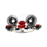 Baer Brakes 64-72 GM A-Body/67-69 F-Body STD Studs 11in SS4+ Front SDZ Brake Kit - Red thumbnail 1