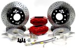 Baer Brakes Rear Ends w/ Ford 9in Early Big Bearing Housing Ends 11in SS4+ Rear SDZ Brake Kit - Blk thumbnail 1