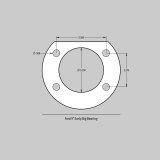 Baer Brakes Rear Ends w/ Ford 9in Early Big Bearing Housing Ends 11in SS4+ Rear SDZ Brake Kit - Blk thumbnail 4