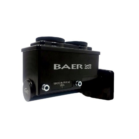 Baer Brakes Mopar 15/16in Bore Remaster 4-Bolt Left Port Master Cylinder Assembly - Black