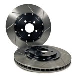 Baer Brakes 24-25 Ford Mustang EradiSpeed+ Rear 2-piece Performance Slotted Brake Rotors thumbnail 1