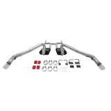 Flowmaster 62-67 Chevrolet Nova 2.5in. American Thunder Kit SS Crossmember-Back Exhaust System thumbnail 4