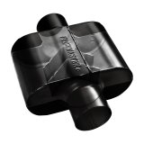 Flowmaster 2.5 IN(O)/OUT(D) 10 Series CROSSFLOW 409 Muffler thumbnail 2