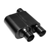 Flowmaster 2.5 IN(O)/OUT(D) 10 Series CROSSFLOW 409 Muffler thumbnail 4