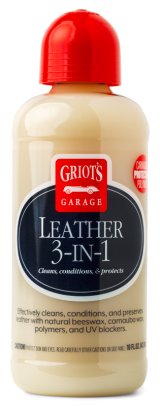Griots Garage Leather 3-in-1 Cream - 16oz thumbnail 1