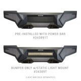 Go Rhino 22-26 Toyota Tundra (4dr) Element Front Bumper w/ Power Bar - Tex. Blk thumbnail 9