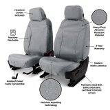 Covercraft 26 Toyota RAV4 Hybrid SeatSaver Custom Seat Cover - Waterproof Grey thumbnail 3