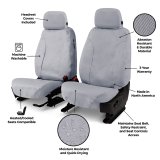Covercraft 26 Toyota RAV4 Hybrid SeatSaver Custom Seat Cover - Polycotton Charcoal thumbnail 3